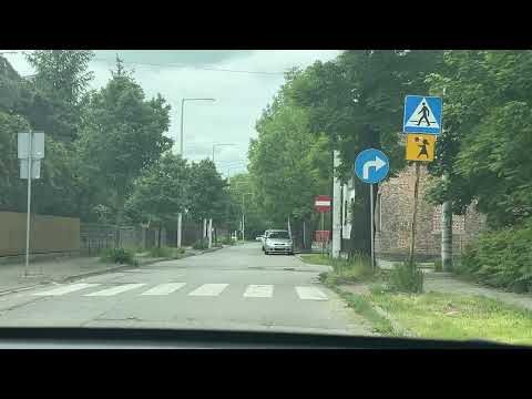 Zawiercie droga jednokierunkowa i nakaz jazdy