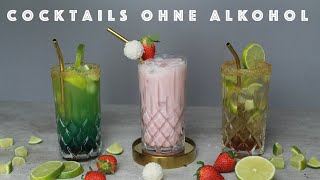 Top 3 Cocktails ohne Alkohol | Ipanema | Blue Ipanema | Coconut Kiss | schnelle & einfache Cocktails