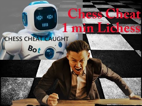 Chess Cheat on Lichess 1 min 1800+ Busted!