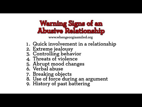 Warning signs of a controlling personality