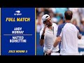 Andy Murray Vs Matteo Berrettini Full Match 2022 US Open Round 3