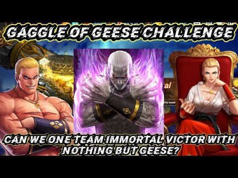 Immortal Victor VS A Gaggle Of Geese: Can We One Team Victor With Nothing But Geese Howard?