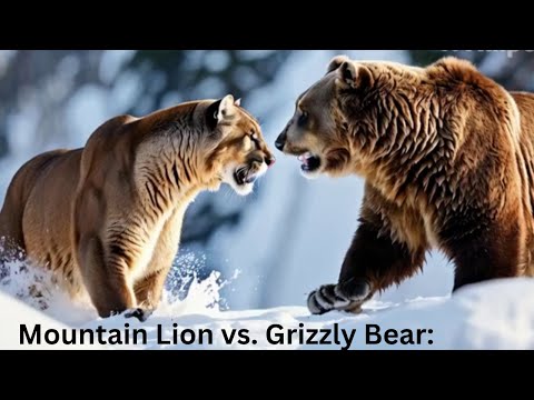 Mountain Lion vs. Grizzly Bear | Animated | Informative #documentary #wildlife #wild
