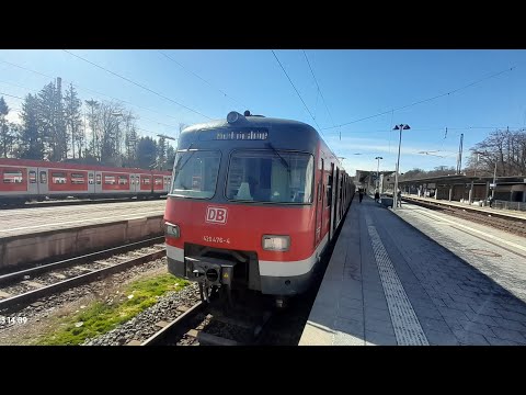 Vollgasmitffahrt in der BR 420 als S4 Von Geltendorf nach Trudering mit Fettem Sound Vmax 120 Km/h