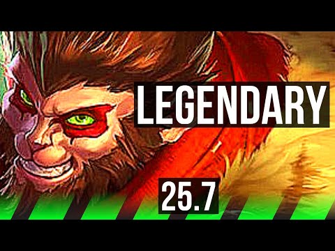 WUKONG vs VOLIBEAR (JGL) | 900+ games, Legendary, 15/6/17 | EUW Master | 25.7