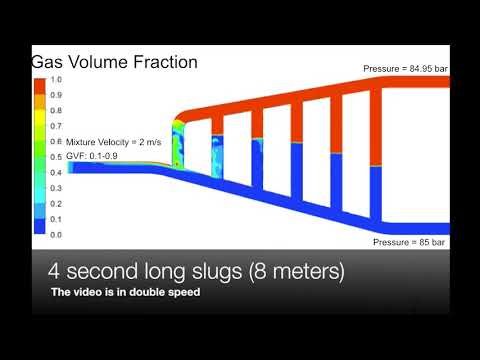 Harp oil gas separator slugging 1 s period