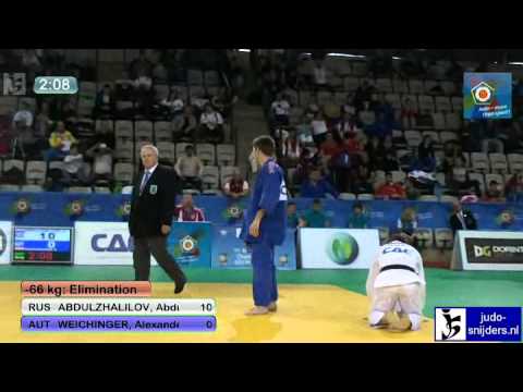 Abdula Abdulzhalilov (RUS) - Alexander Weichinger (AUT) [-66kg]