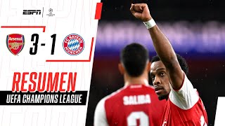 LOS GUNNERS DERROTARON AL BAYERN EN EL EMIRATES Y SIGUEN INVICTOS | Arsenal 3-1 B. Munich | RESUMEN