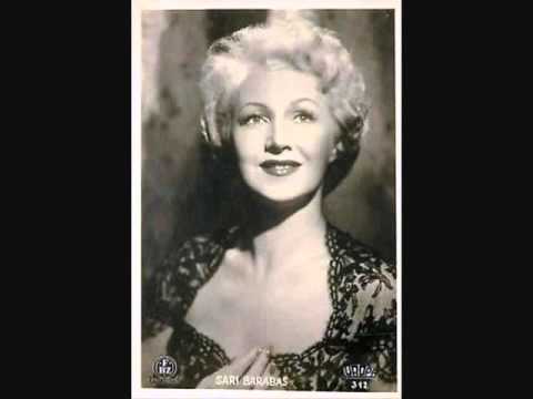 Sari Barabas "Was in der Welt geschieht"  Die Zirkusprinzessin