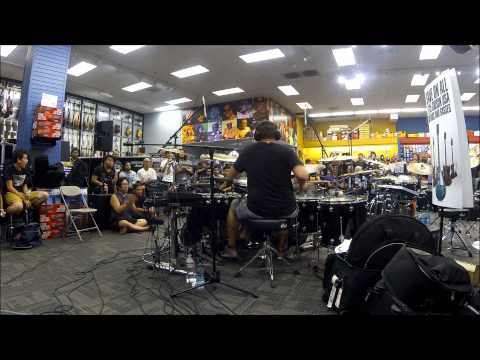 Workshop Thomas Lang at Guitar Center Cerritos recorded by Cauan Shaman Part 2