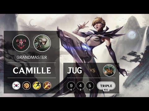 Camille Jungle vs Olaf - KR Grandmaster Patch 9.10