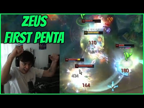 Gumayusi Sets Zeus Up Perfectly For The Pentakill