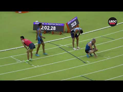 800m Hombres, Semis Cto. Madrid Pista 2020 Vallehermoso