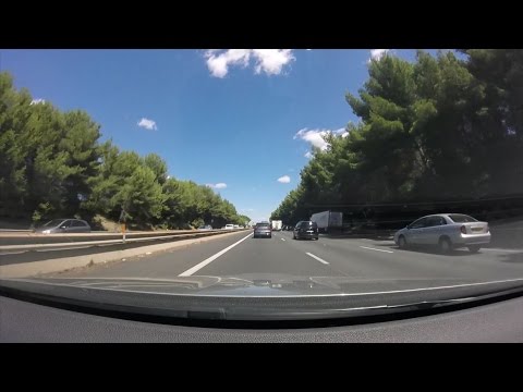 [Roadtrip 2016 #36 - France] A9 (La Languedocienne): Montpellier 2 to Montpellier 1 toll booth