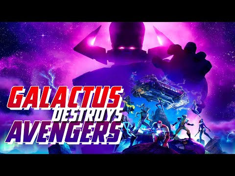 GALACTUS Destroys AVENGERS Planet | Marvel Ultimate Alliance Cinematic