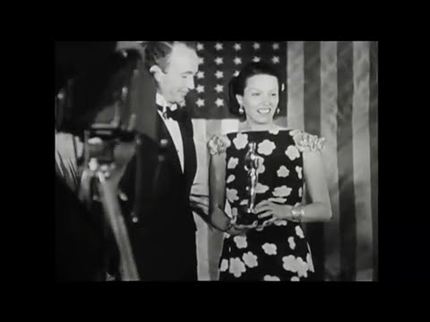 Walter Brennan & Gale Sondergaard @ 9th Academy Awards (Oscars of 1937)