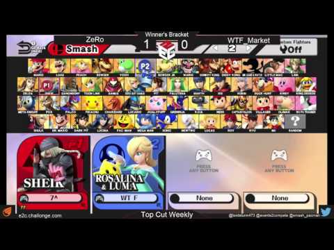 (E2C) Poplar Creek Bowl: ZeRo (Sheik) vs. WTF_Market (Rosalina/Sonic)