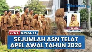 Sejumlah ASN Pemkab Ponorogo Terlambat Apel Awal 2026, Ada yang Berlari dan Lewat Jalur Alternatif