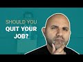 SHOULD YOU QUIT YOUR JOB? Mental health doctor gives eye opening motivational speech