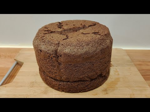 recette LA GÉNOISE parfaite très HAUTE au chocolat facile et inratable 👌😍