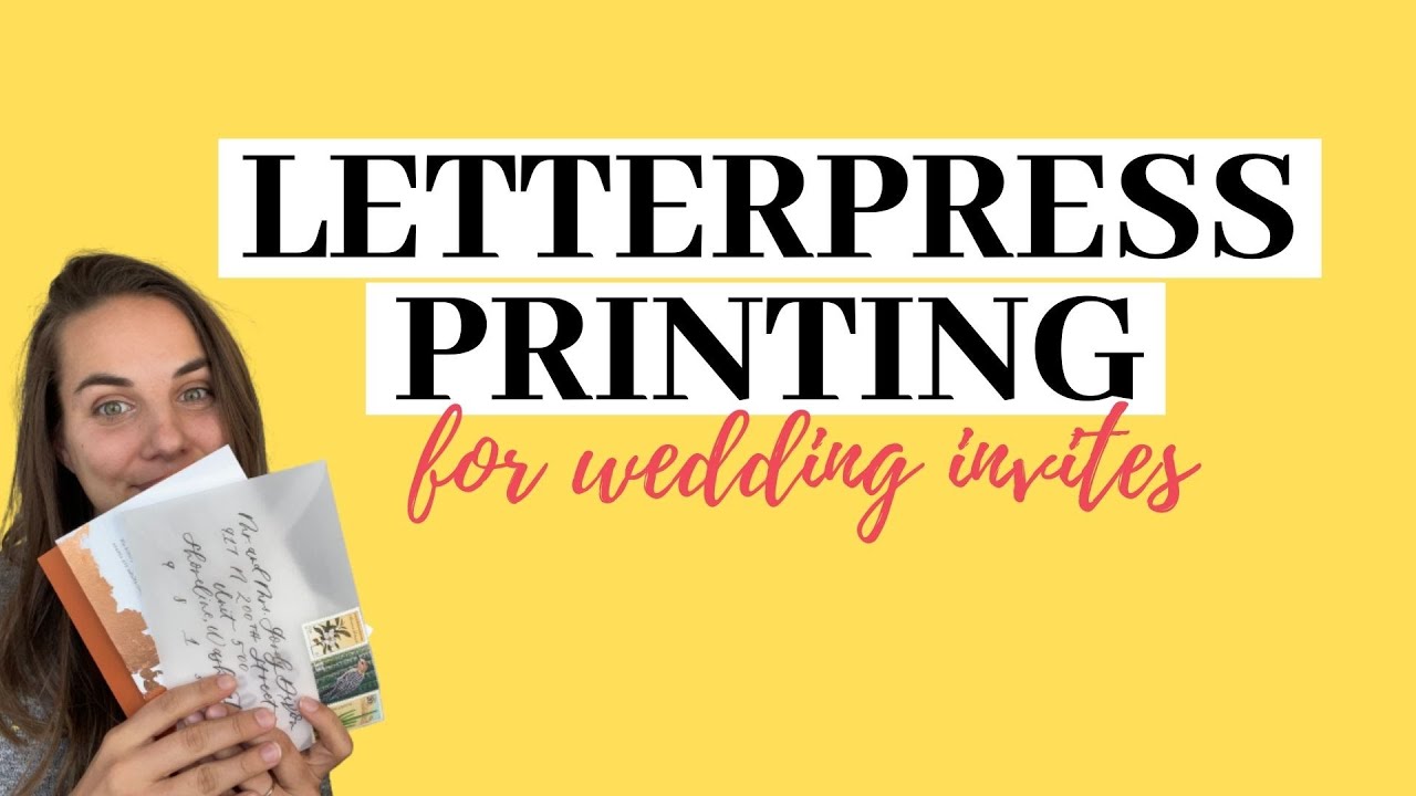 Where to Get Letterpress Wedding Invites