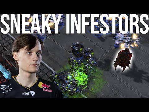 Serral's Sneaky infestors DEMOLISH Ghosts | Serral (Z) vs maru (T)