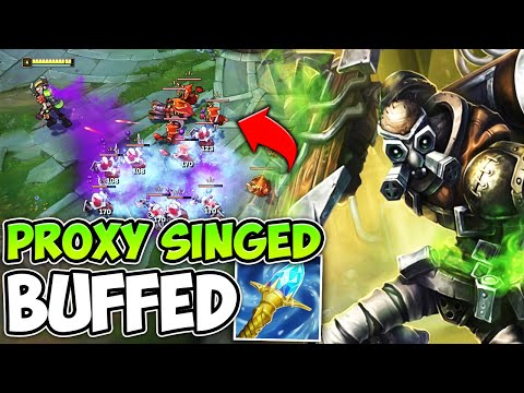Riot ACCIDENTALLY Turbo Buffed Proxy Singed and Here's Why! (RANK 1 SINGED PROXY)