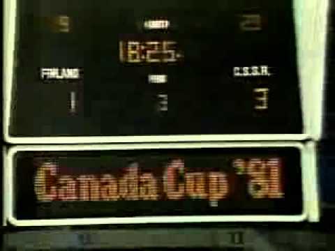 Canada Cup 1981 - Czechoslovakia - Finland (Round robin)