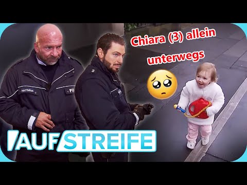 All ALONE! 🥺 Why is Chiara (3) wandering unsupervised on the street? 😱 | On Patrol | SAT.1