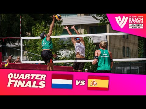 Boermans/Immers vs. Herrera/Gavira - Quarter Finals Highlights Hamburg 2022 #BeachProTour