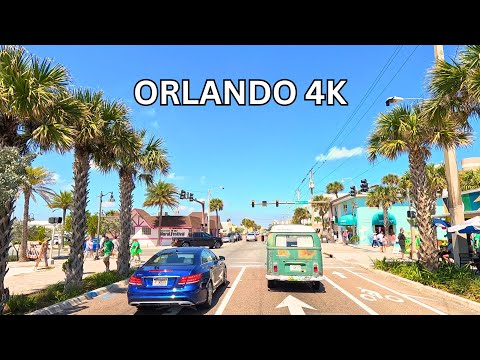 Orlando 4K - Scenic Summer Drive