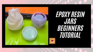 Resin Pouring Jars In Molds Two Ways Plus A Giveaway | Resin Art | Bond Craftor | Resin Molds