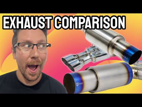 Exhaust Comparison | Noble Titanium Exhaust, Remark R1Spec Exhuast, Invidia R400 Exhaust | 2022 WRX