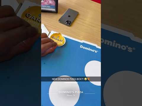 WHO DESIGNED THESE NEW DOMINOS BOX?! 🤦🏽‍♂️ #dominos #pizza #delivery