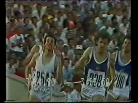 Coe vs.Ovett-1500m.Final,1980,Moscow Olympics,(with interview)