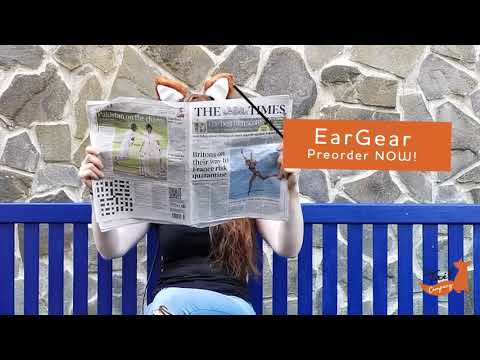 EarGear. our animatronic Ears read the papers