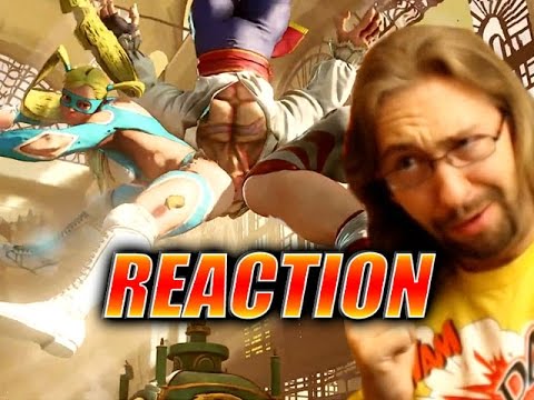 MAX REACTS: R. Mika Reveal (Street Fighter 5)