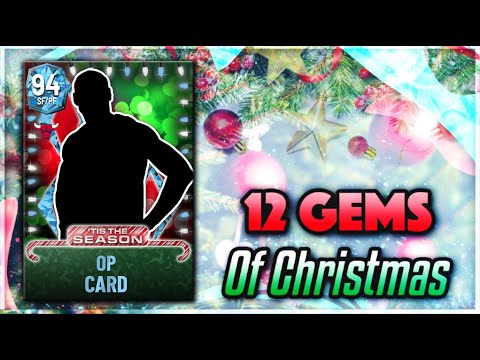 The 12 GEMS OF CHRISTMAS!! | NBA 2k22 MyTEAM Hidden Gems That You NEED To Try Out!!