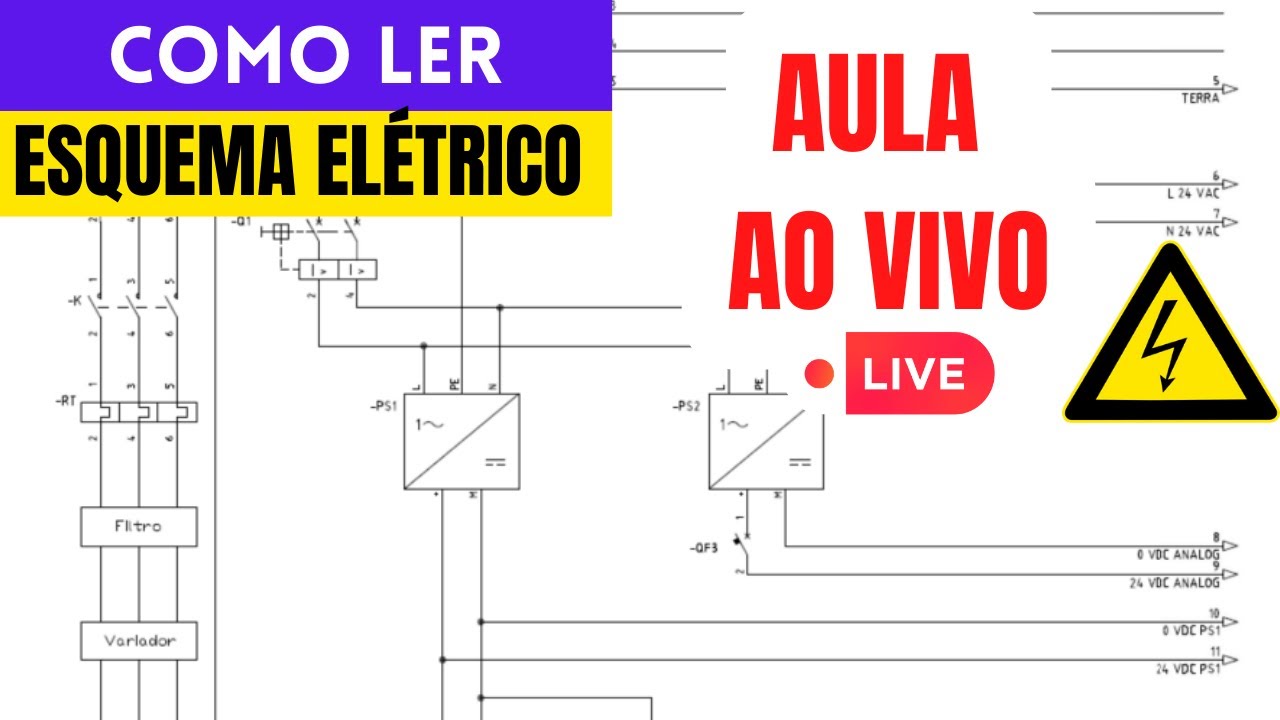COMO LER E INTERPRETAR ESQUEMAS ELÉTRICOS.