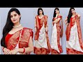Traditional Bengali Saree L Priyazgallery L Www Priyazgallery Com