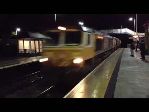GBRf 66706 With New GBRf 66 At Mexborough From Newport Docks To Doncaster Robert Rd