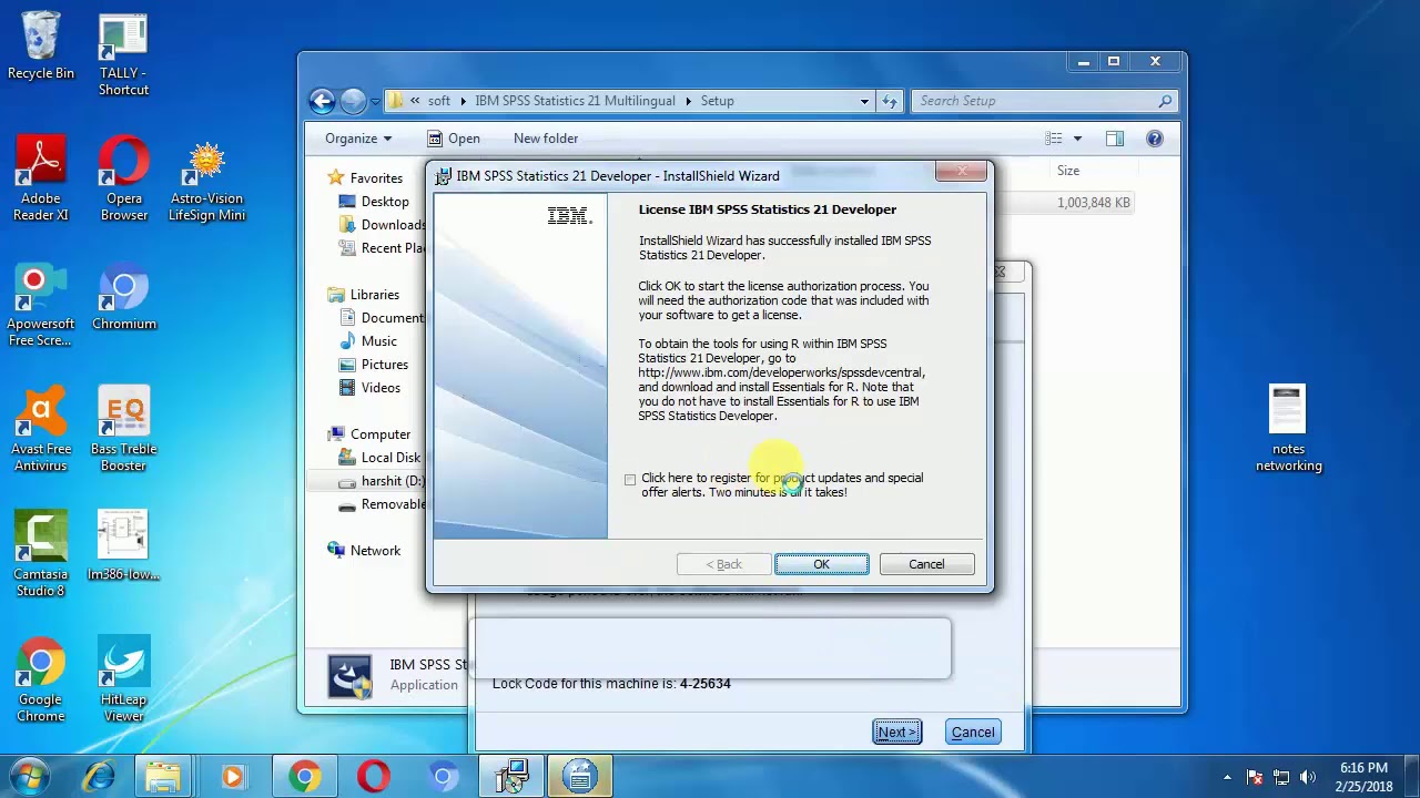 Installing of IBM SPSS Statistics 21 Multilingual