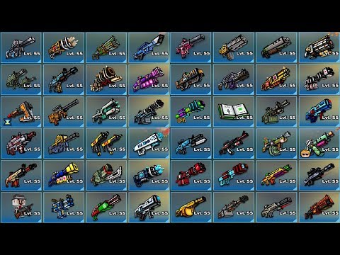 Pixel Gun 3D - Using 58 Primary Weapons Challenge