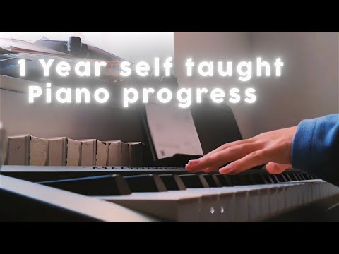 1 Year self taught Piano progress