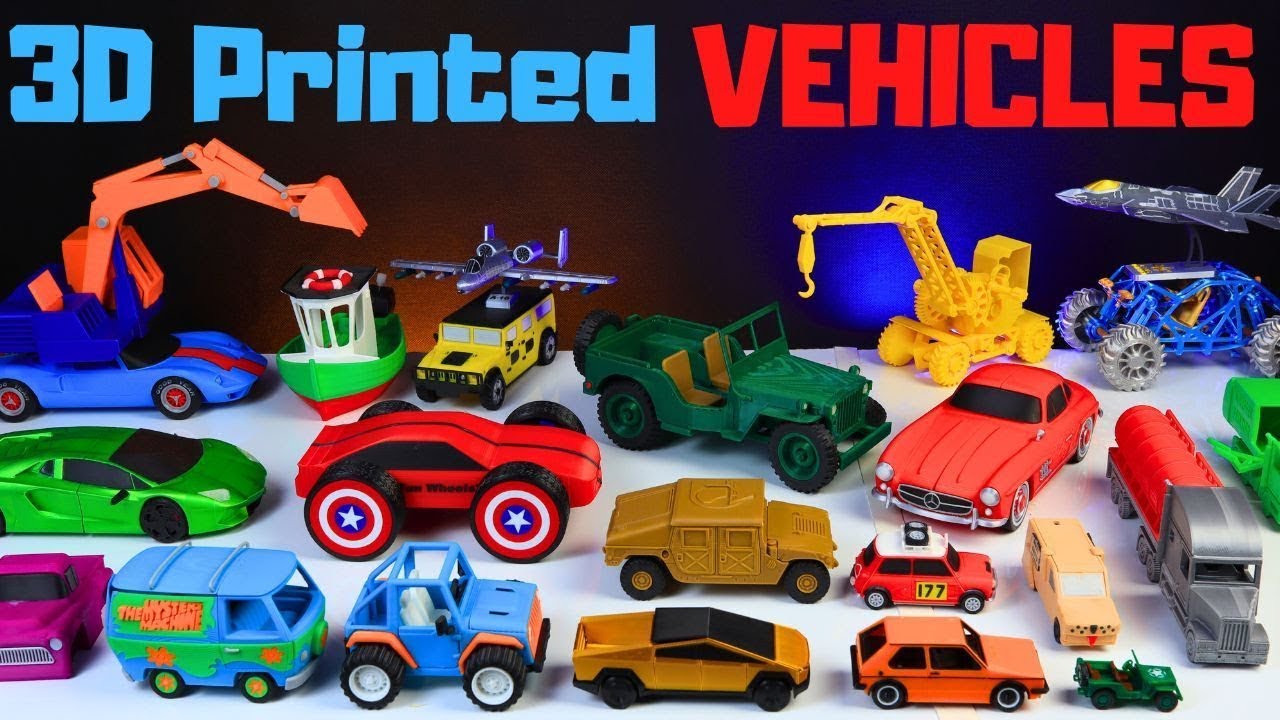Top 50 3D Printed VEHICLES