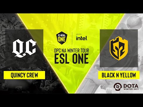 Dota2 - Quincy Crew vs. Black N Yellow - Game 1 - DPC NA Winter Tour - ESL One