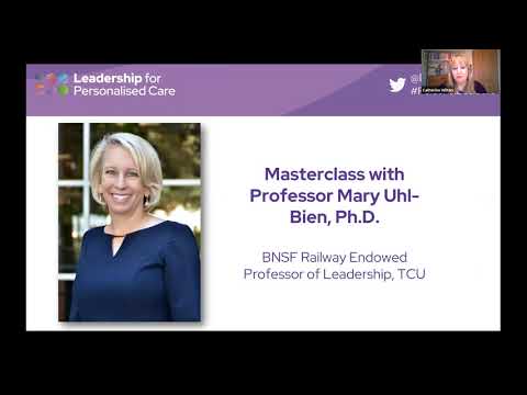 Leadership for Personalised Care Masterclass: An introduction to complexity with Mary Uhl-Bien