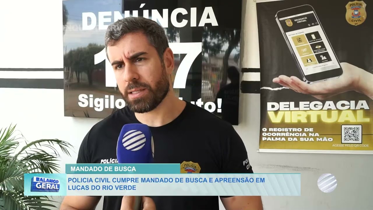 Polícia Civil cumpre mandado de busca e apreensão em Lucas do Rio Verde