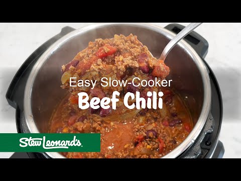 Easy Slow-Cooker Beef Chili | Hearty Comfort Food