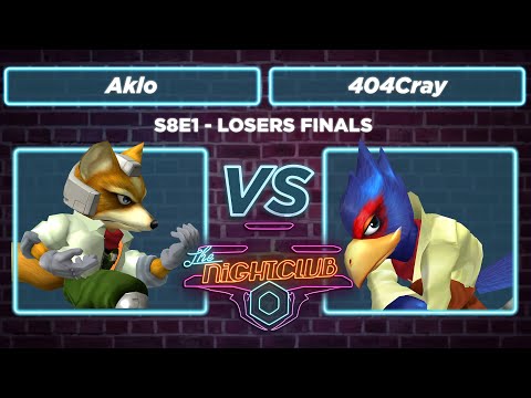 The Nightclub S8E1: Nouns | Aklo vs 404Cray - Losers Finals SSBM